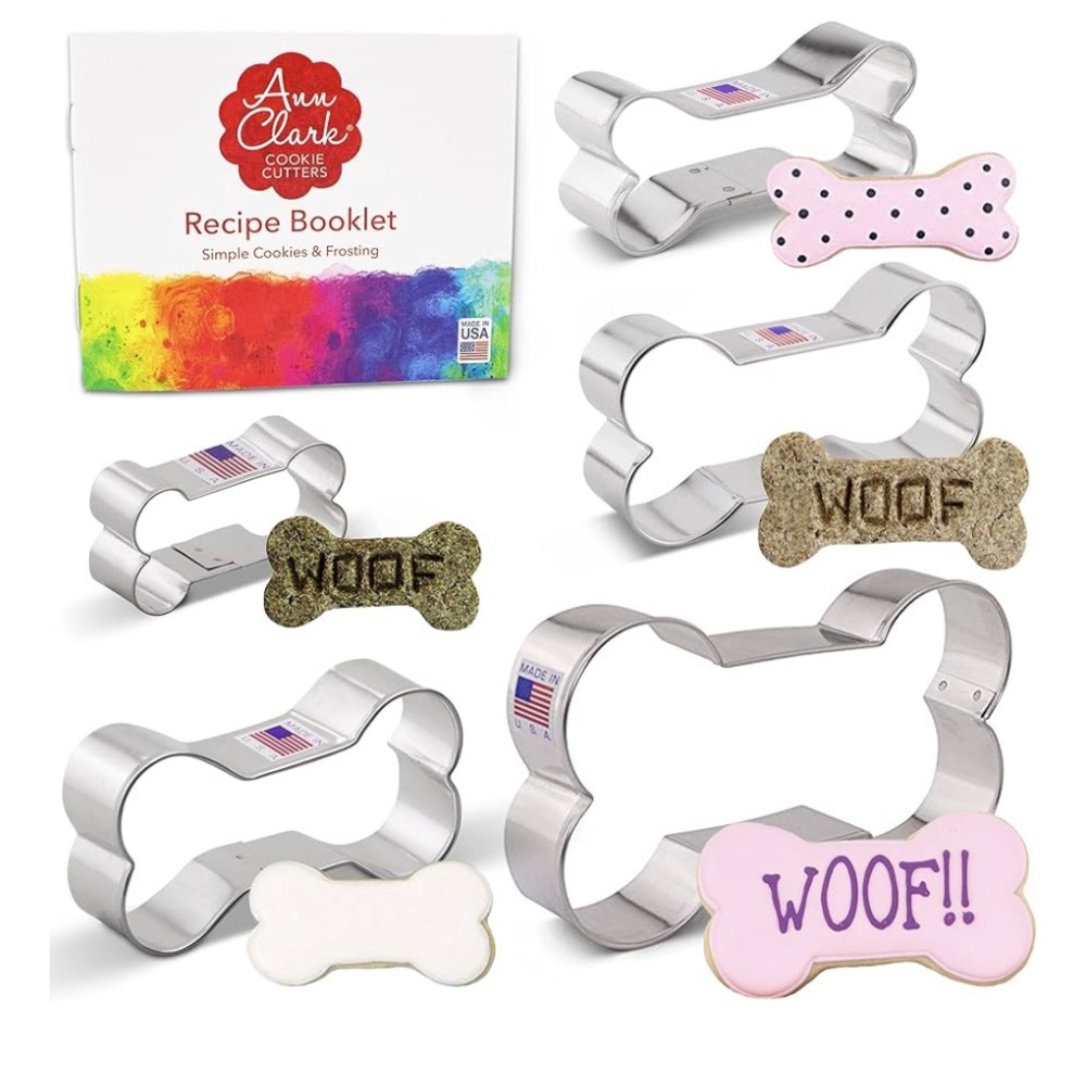 Ann Clark Dog Bone Cookie Cutter Set